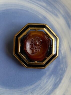 Vintage Jones New York Octogonal Brooch